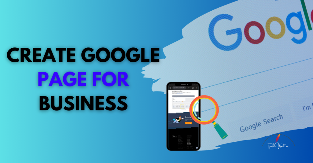 Create Google Page For Business